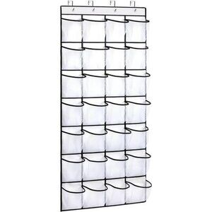 REGELOGO Over Door Shoe Organizer 28 Pocket Hanging Rack Closet Storage